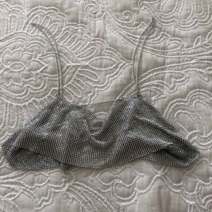 Missguided x Carli Bybel Rhinestone bralette